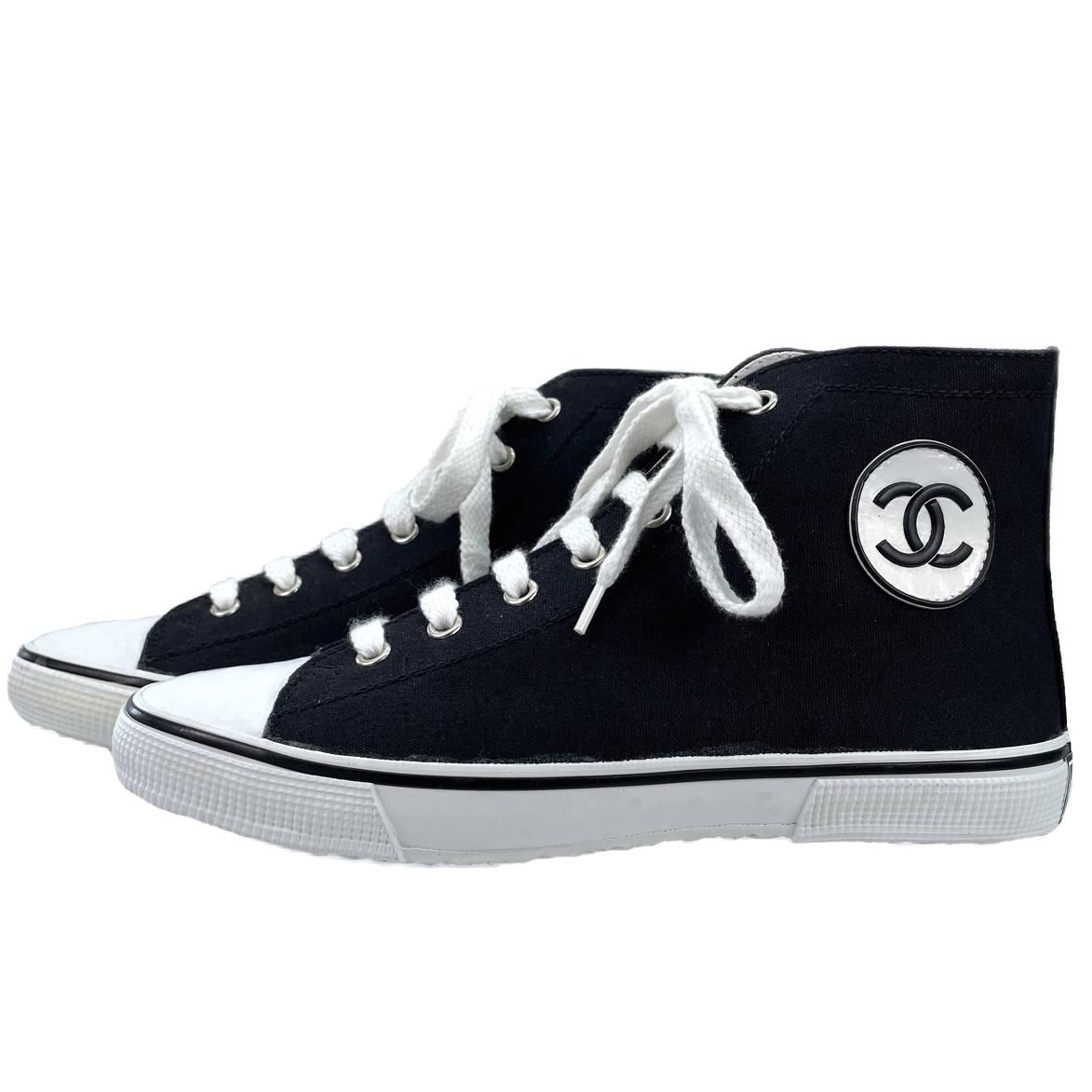 CHANEL ココマーク ハイカットスニーカー | size38 - LAYER VINTAGE