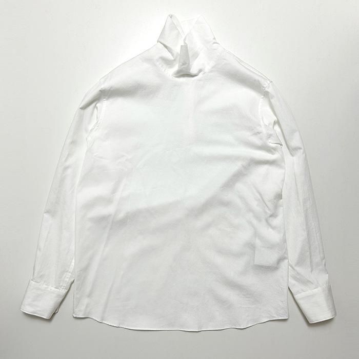 fruits of life | コットンハイネックシャツ | 卯の花色(ホワイト