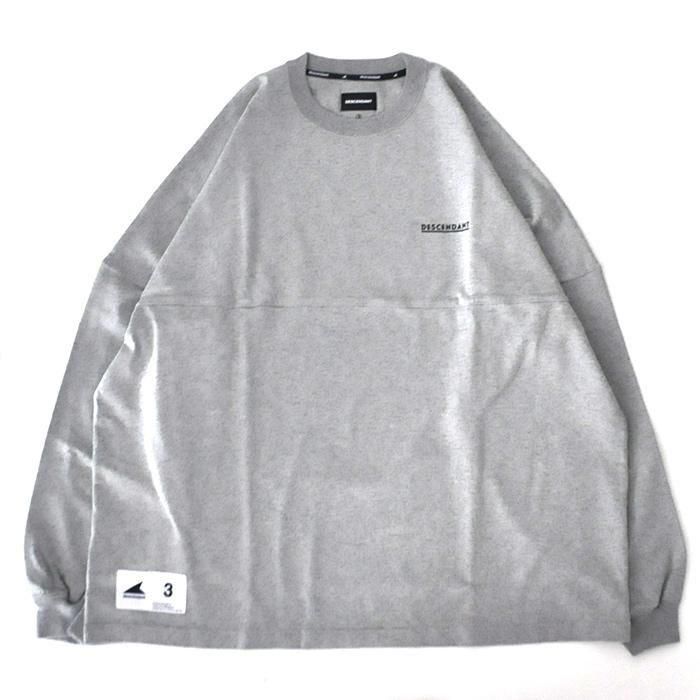 DESCENDANT | BERTH JERSEY LS | GRAY - Stripe-inc Online Shop