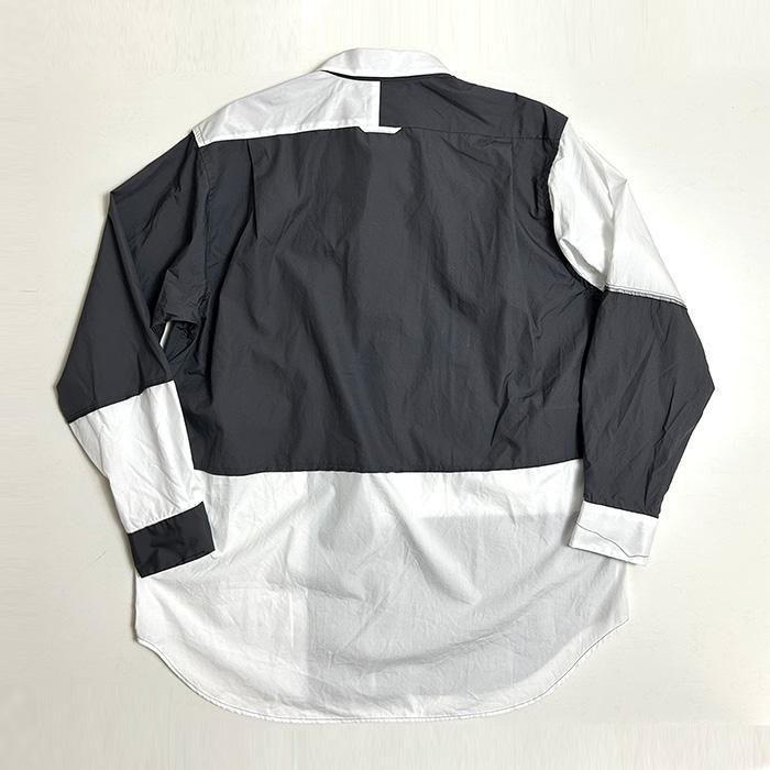 ENGINEERED GARMENTS | COMBO SHORT COLLAR SHIRT | BROADCLOTH