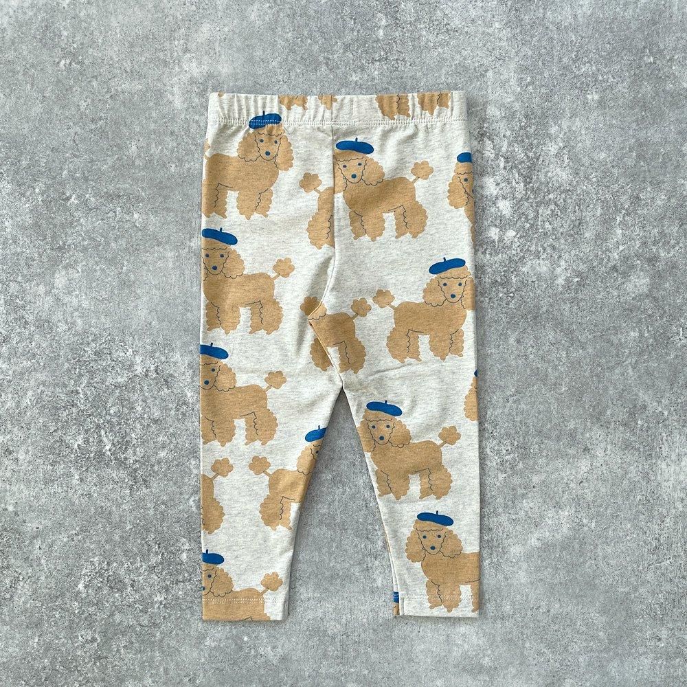 SALE】tinycottons TINY POODLE BABY PANT light grey heather