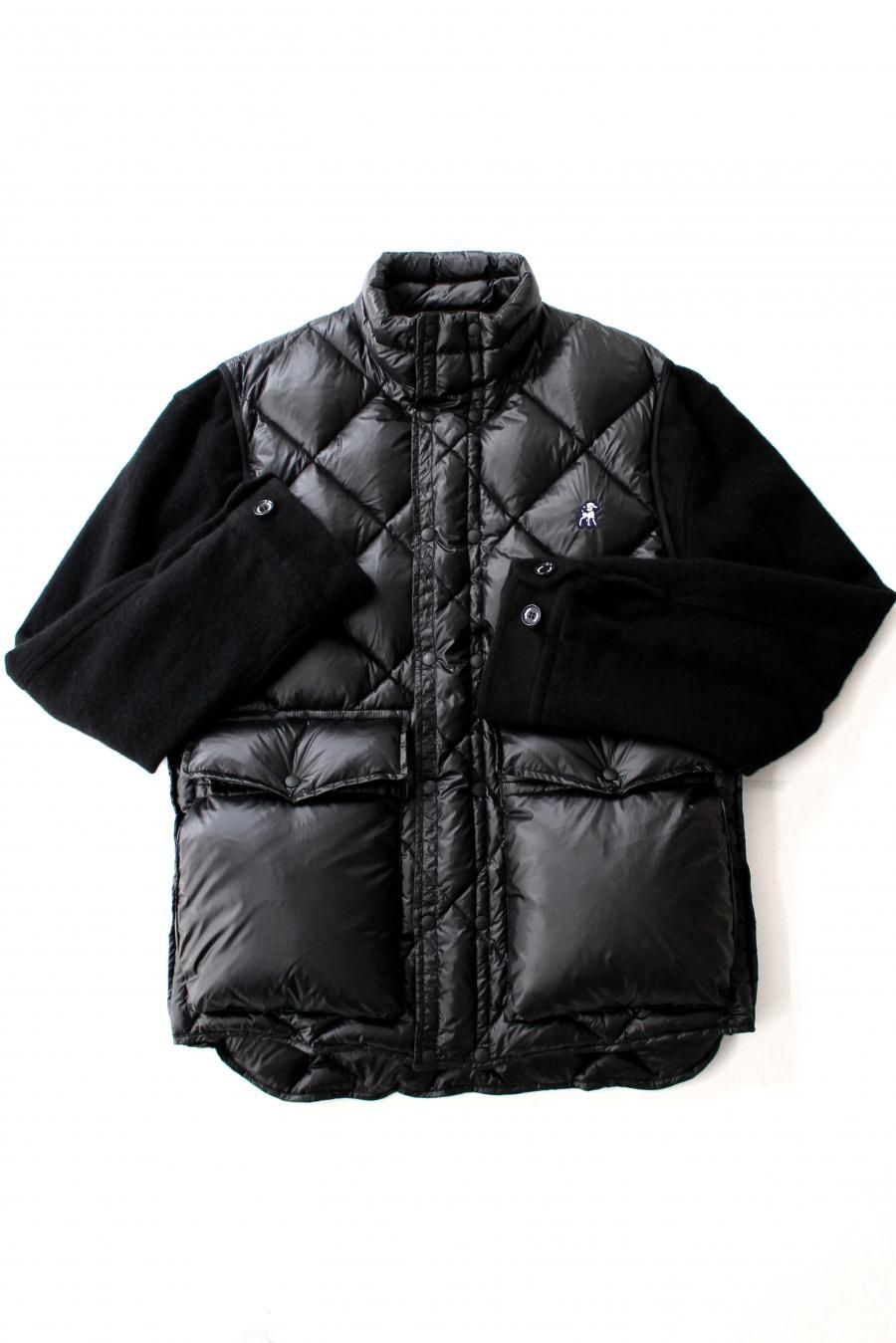 the Shepherd（ザ シェパード）縮絨ウールスリーブダウンブルゾン公式通販