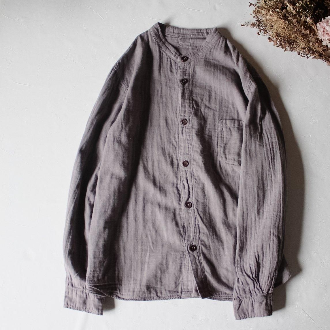 gauze shirt | 淡藤色 - ISTIST -草木染めの服- naturalcolor/design