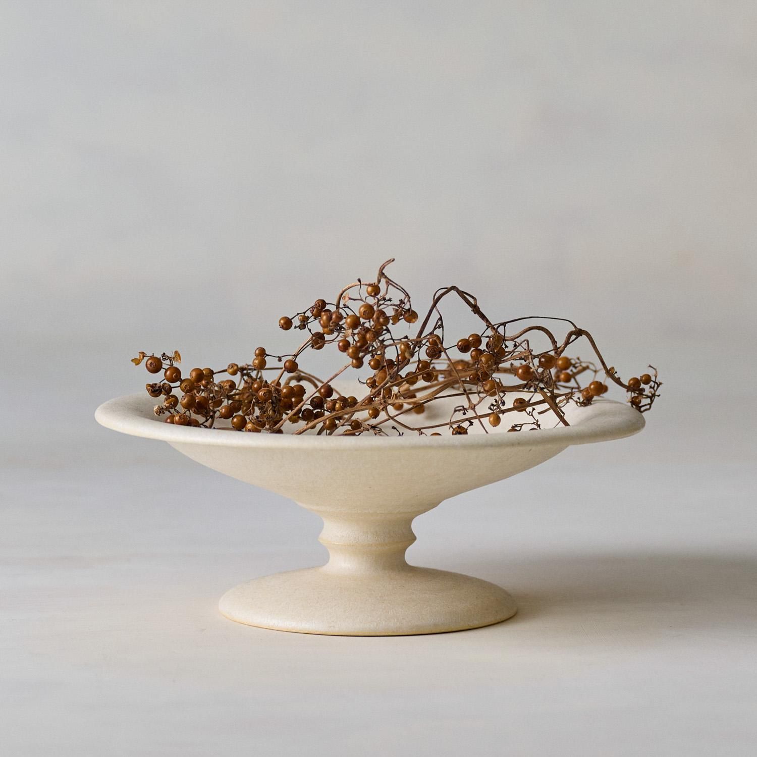 佐野元春のコンポート皿 22cm (藍白) - poooL (online shop)