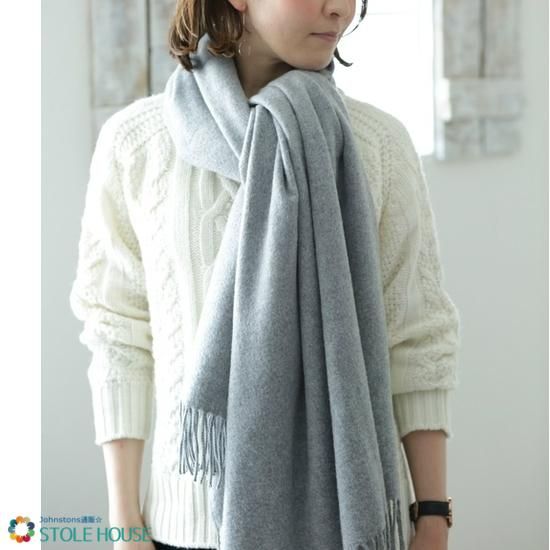 ジョンストンズ（johnstons） 大判カシミアストール 人気カラーが復活