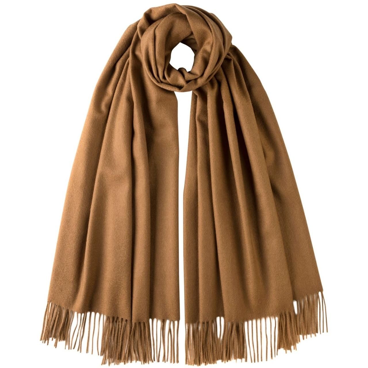 新ラベル】ジョンストンズ（Johnstons）カシミアストール ダーク