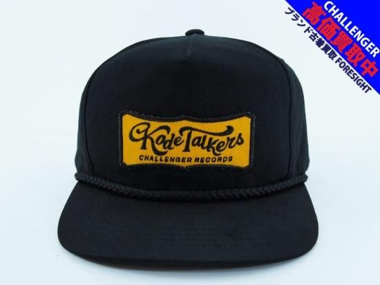 CHALLENGER 14周年記念 'Kode Talkers Cap'キャップ 黒 ブラック BLACK