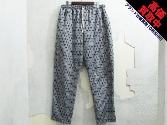 US 'Iron Cross Easy Pants'イージーパンツ アイアンクロス 総柄 灰