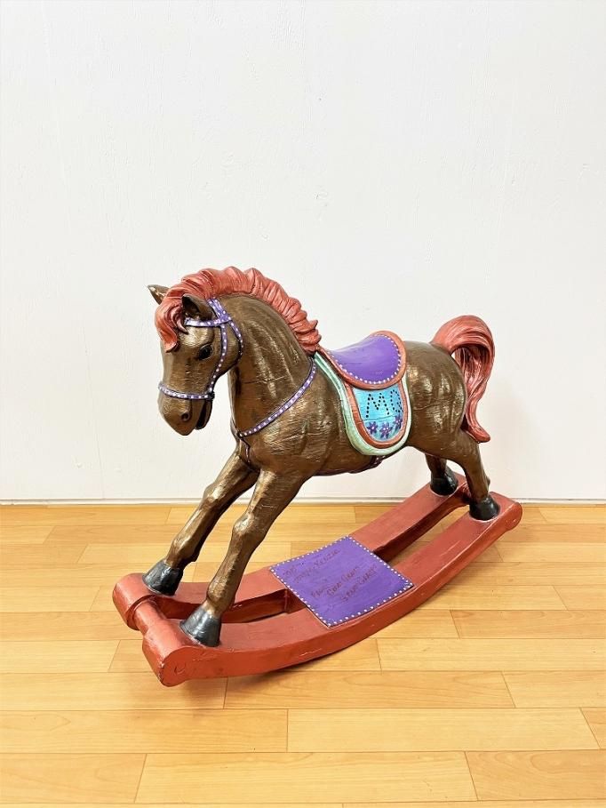 1940's ヴィンテージ ウッド ロッキングホース - アンティーク