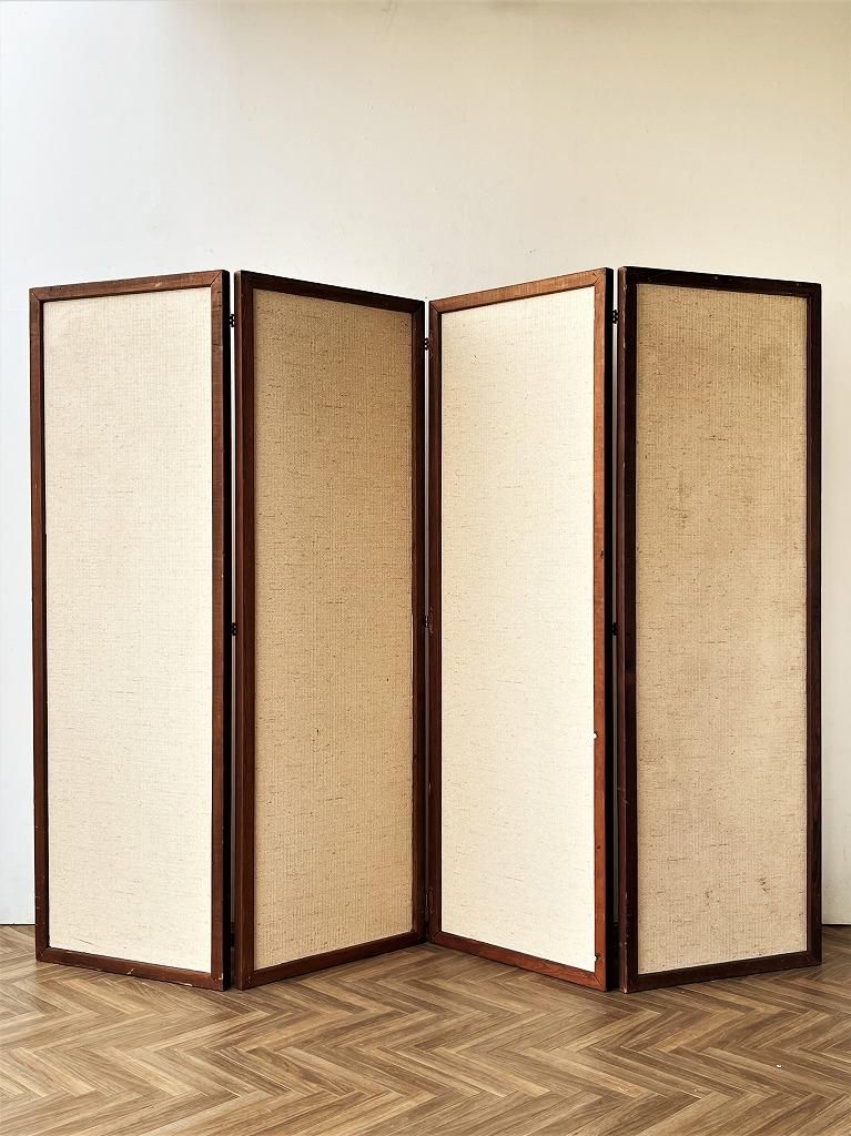 ヴィンテージ ウッド パーテーション - アンティーク、ビンテージの