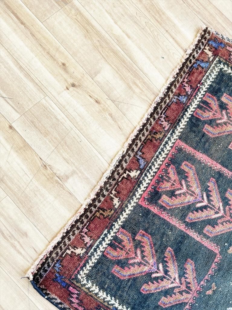 1980-90's バルーチ族 トライバルラグ(1195mm × 830mm) - アンティーク