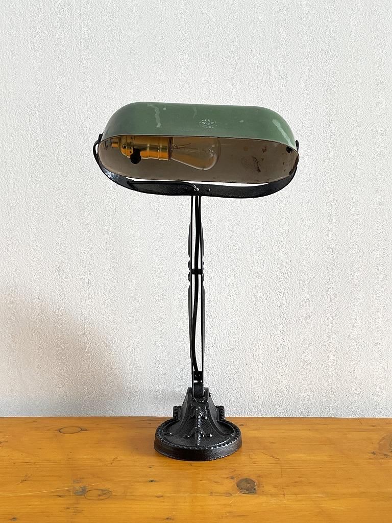 1920-30's ヴィンテージ バンカーズランプ - アンティーク、ビンテージ