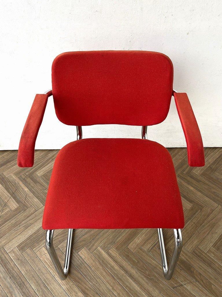 1970's Knoll社製 ヴィンテージ ファブリック カンチレバーチェア(複数