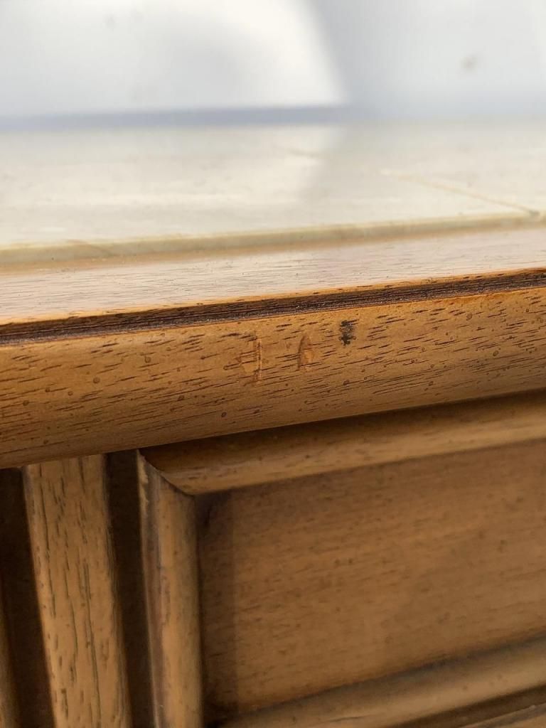 1960-70's Thomasville社製 ヴィンテージ ストーントップ ローテーブル