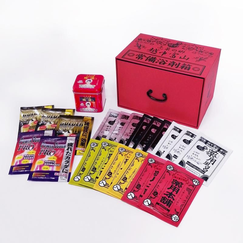 越中富山のくすり湯 9種 30回分セット 常備浴剤箱入【通販専用商品