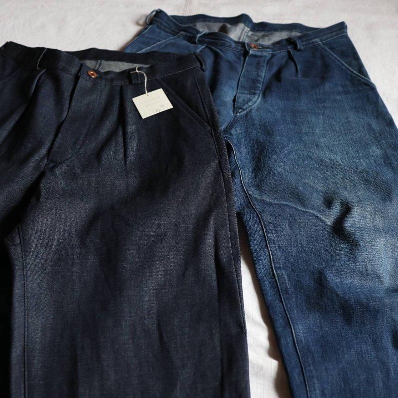 TSUZUKU MASAKI 05 Denim Trousers タックパンツ（Vintage Swedish