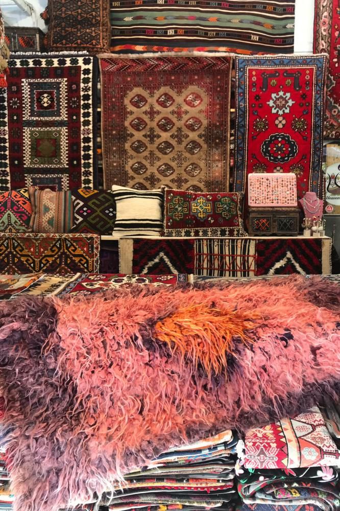 SALE】オールド絨毯/トルコ・カッパドキア/トゥル（裏側キリム）約148