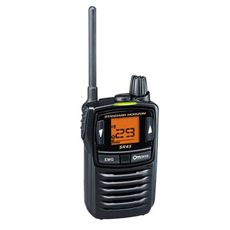 SR45 | クラス最大の500mW音声出力と85時間のロングライフ運用 - 警備