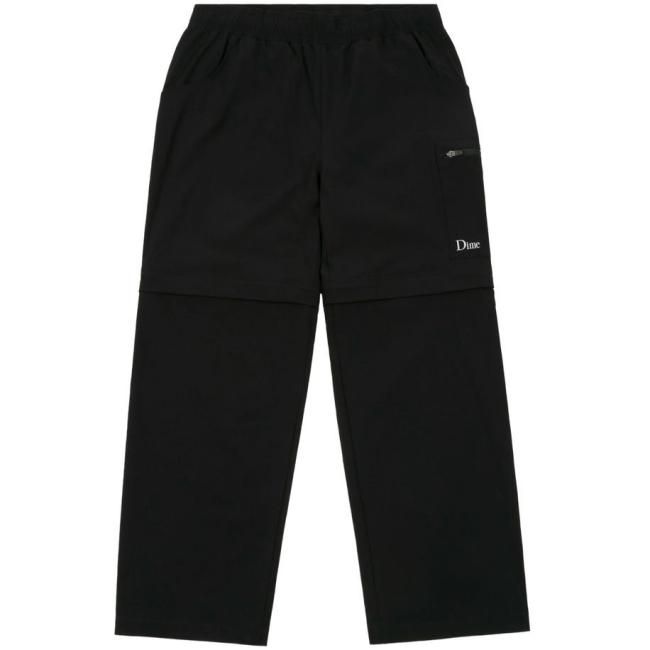 Dime HIKING ZIP-OFF PANTS / BLACK (ダイム ナイロンパンツ