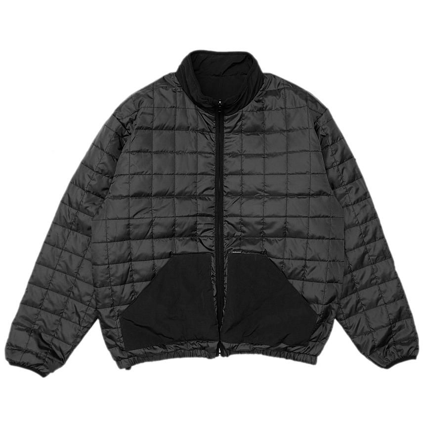 HELLRAZOR REVERSIBLE ARMY CARGO PUFF JACKET / BLACK - HORRIBLE'S
