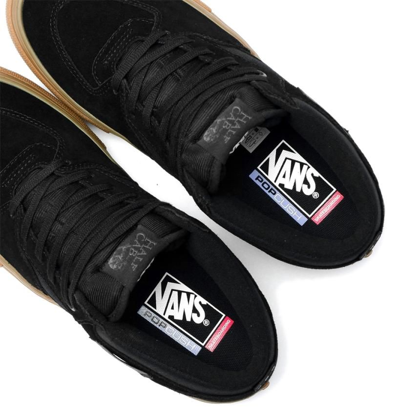 VANS SKATE HALF CAB / BLACK/GUM（バンズ/ヴァンズ スケート ハーフ