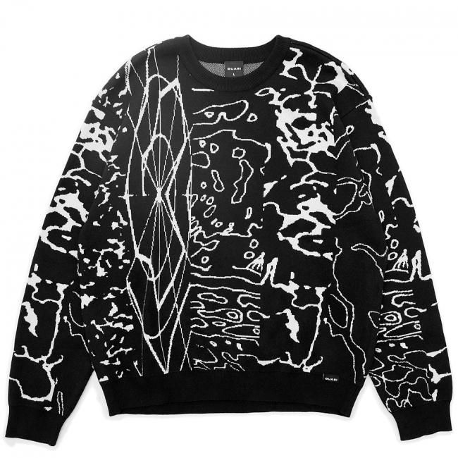 QUASI PROXY SWEATER / BLACK (クアジ ニットセーター) - HORRIBLE'S