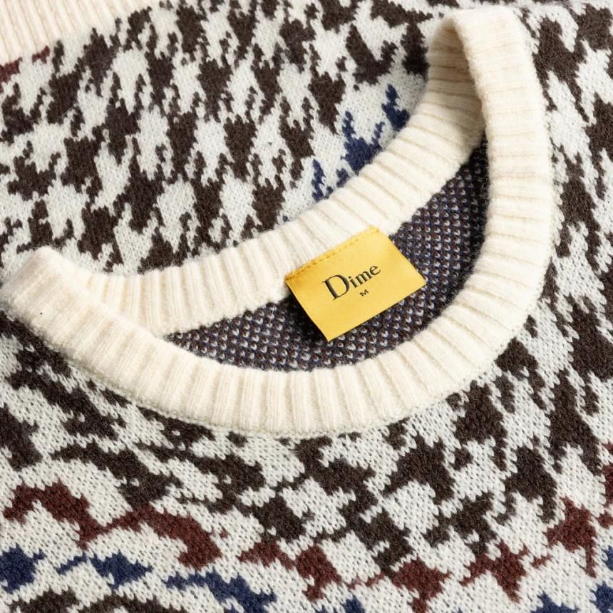 Dime Houndstooth Knit / Cream Multi (ダイム セーター/ニット