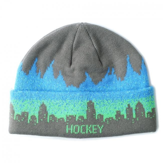 HOCKEY LIGHTS OUT BEANIE / GREY (ホッキー ビーニー) - HORRIBLE'S