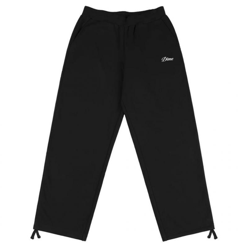 Dime Cursive Small Logo Sweatpants | ブラック - HORRIBLE'S PROJECT