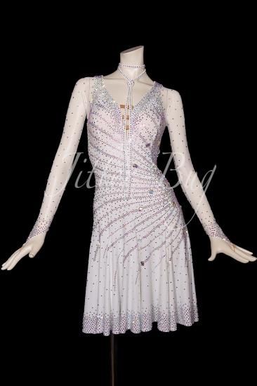 社交ダンス衣装・社交ダンスドレスのジルバ /ラテンドレス 0123