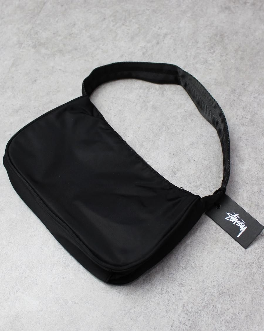 STUSSY Italic Shoulder Bag - Black ステューシーショルダーバッグ