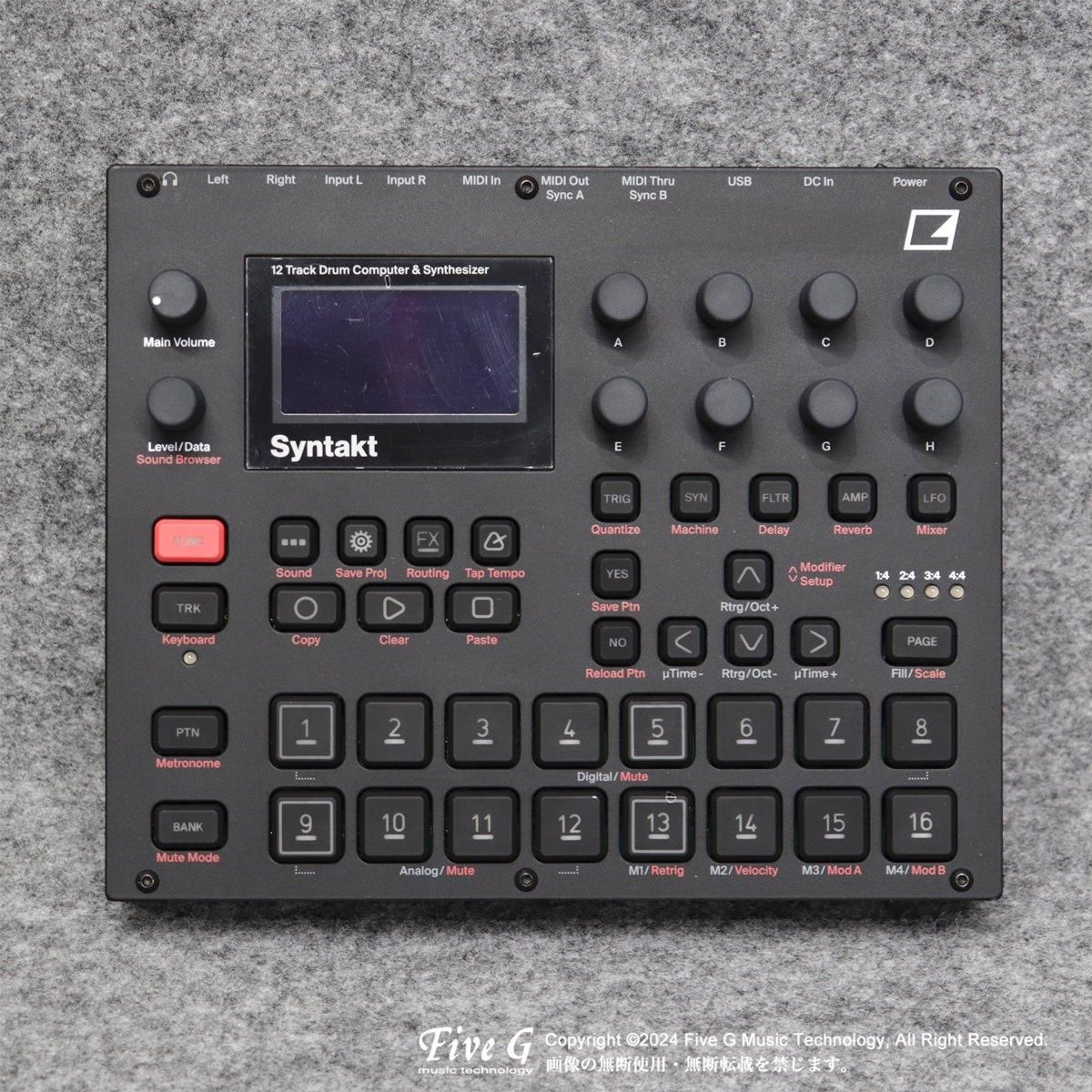Elektron | Syntakt | 中古 - Used - リズムマシン/サンプラー | Five