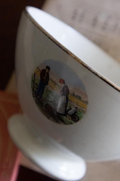 Sarreguemines カフェオレボウル |フランスアンティーク antiques ruan