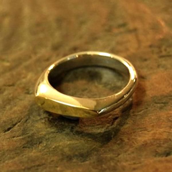 k18とシルバーのコンビリング（リング・指輪）｜ajina オンラインショップ