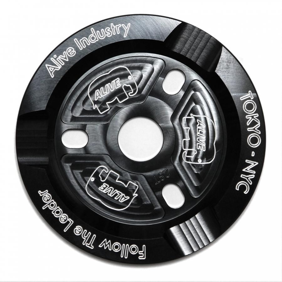ALIVE INDUSTRY - ALIVE x FTL GUARD SPROCKET - BLACK - W-BASE | BMX
