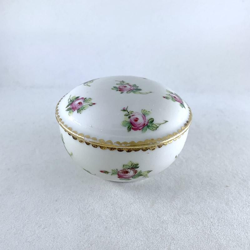 ボンボニエール 小物入れ 手描きバラの花 セーブル刻印 - soracoya（空