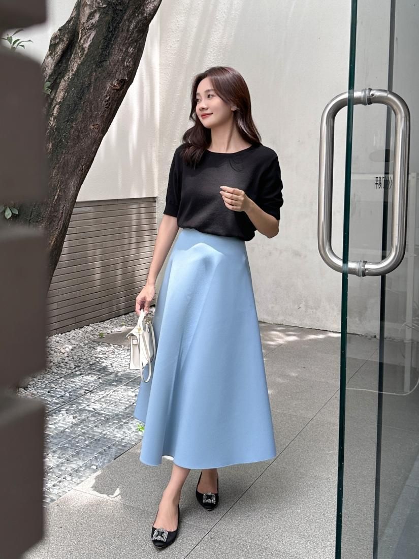 A LINE BONDING SKIRT LONG - BIRTHDAY BASH