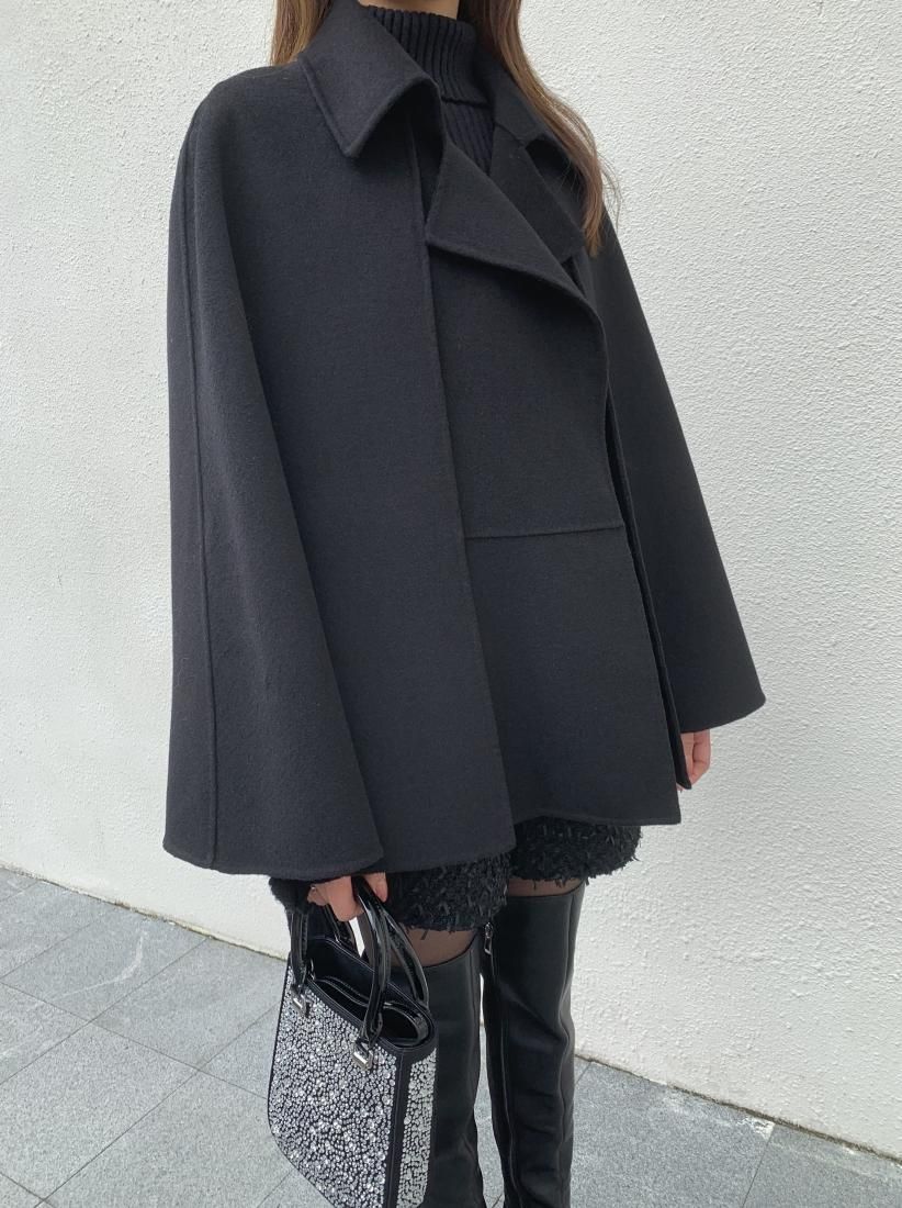 ALETTA 3WAY CAPE COAT - BIRTHDAY BASH