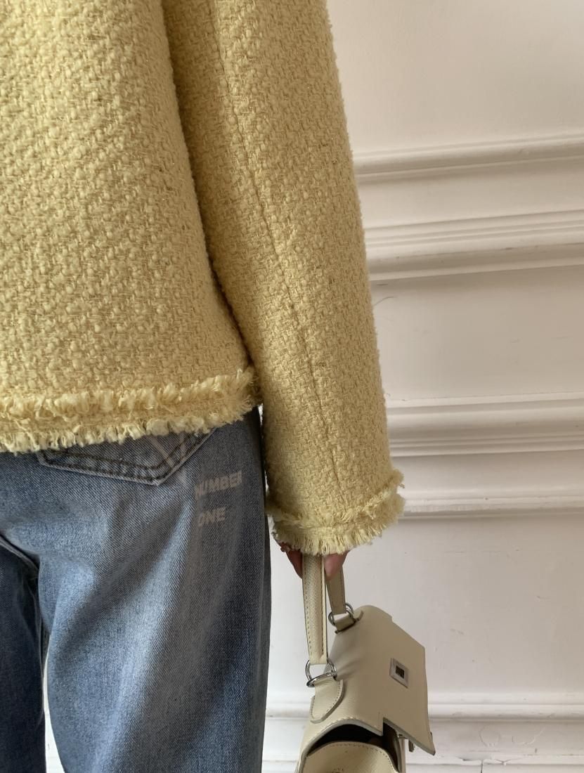 TWEED FRINGE JACKET - BIRTHDAY BASH