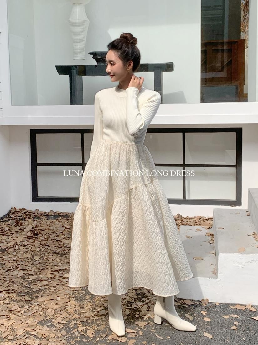 LUNA COMBINATION LONG DRESS - BIRTHDAY BASH