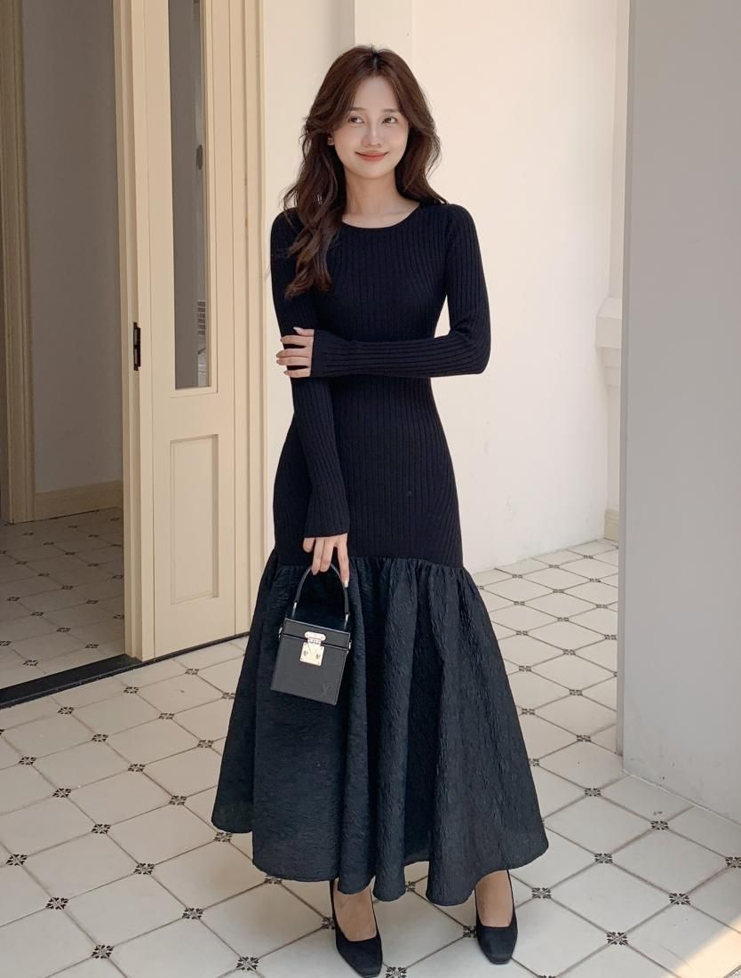 JACQUARD DOCKING MERMAID DRESS - BIRTHDAY BASH