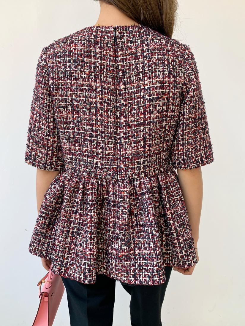 TWEED PEPLUM TULLE TOPS - BIRTHDAY BASH