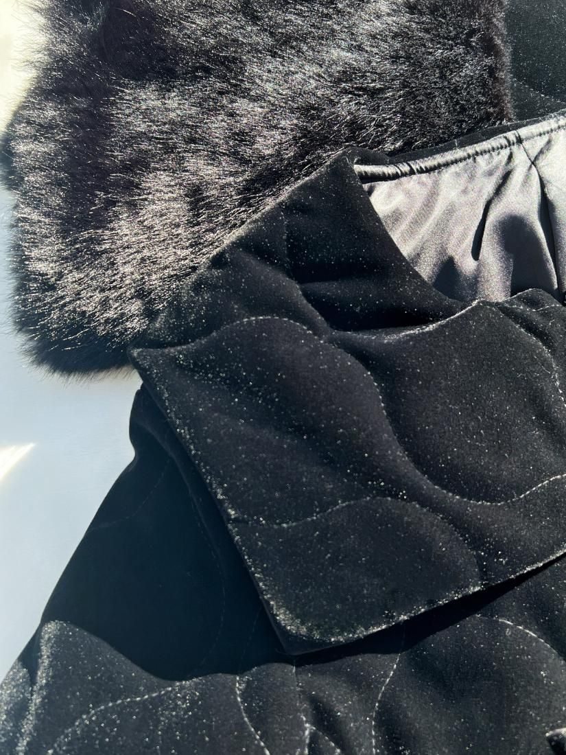 VELOUR QUILTING COLLAR JACKET - BIRTHDAY BASH