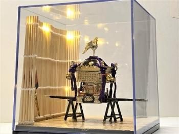江戸神輿 プラモデル模型完成品 (ご町内や地域の鎮守の神社神輿を