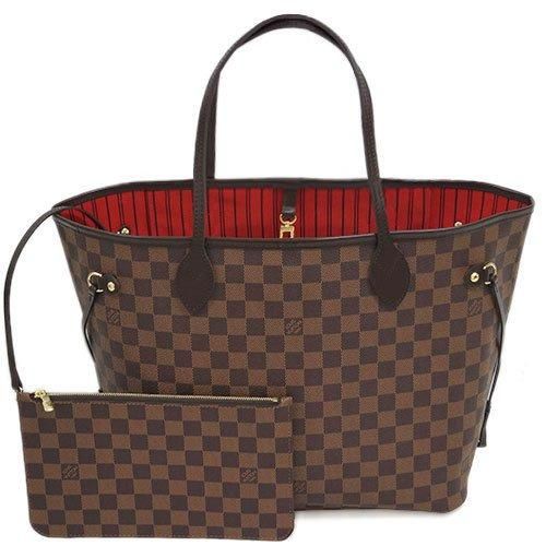 ルイヴィトン ネヴァーフルMM ダミエ N41358 ハンドバッグ ポーチ付き