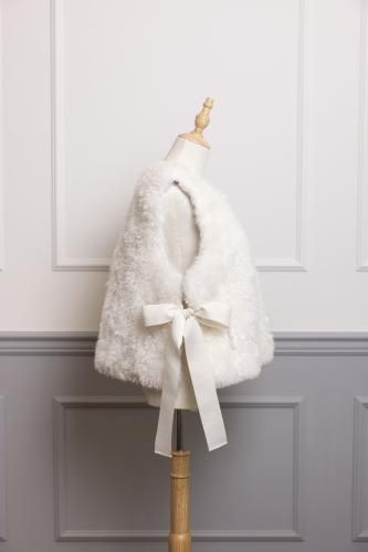 即納＋受注】カシミヤファーベストL