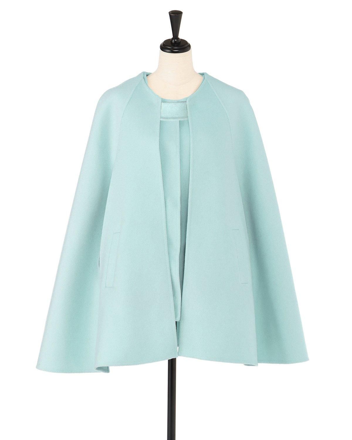 受注商品】ウールダブルフェイスケープ＆FOXポケットジレ