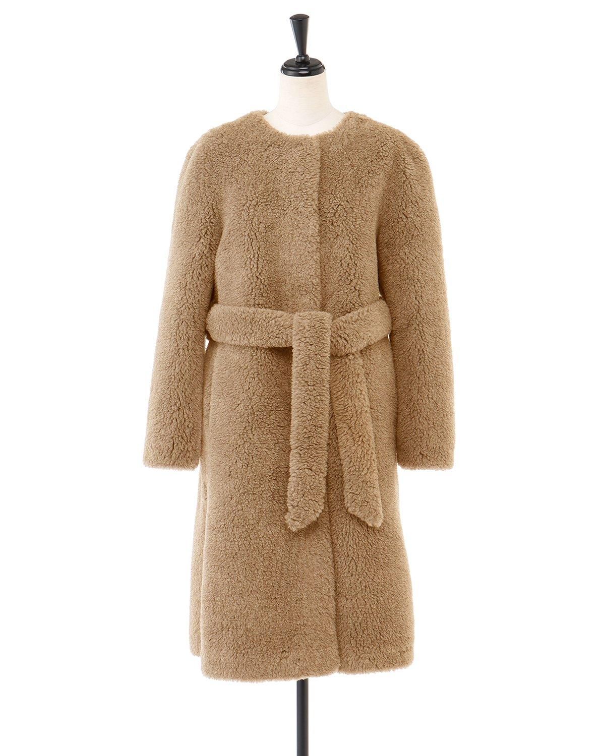 即納＋受注】アルパカロングコート