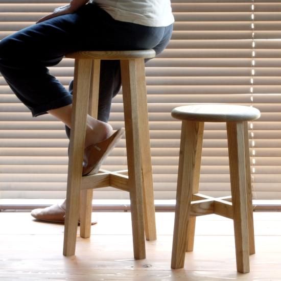 松野屋 日本の丸椅子 大