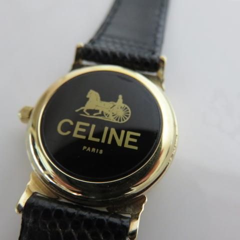 CELINE セリーヌ シェル文字盤 ヴィンテージ ウォッチ 時計 - VINTAGE